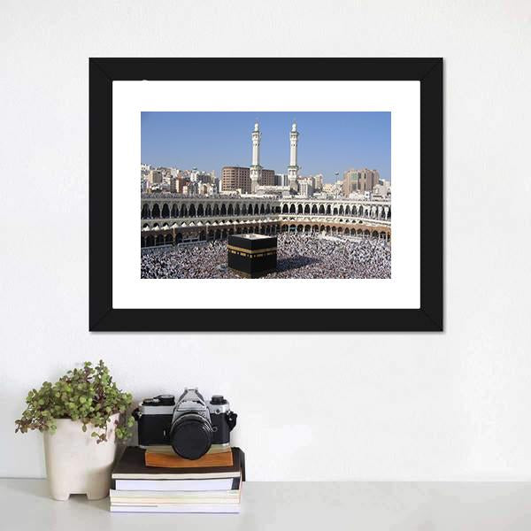 Holly Kaaba Vertical Canvas Wall Art-3 Vertical-Gallery Wrap-12" x 25"-Tiaracle
