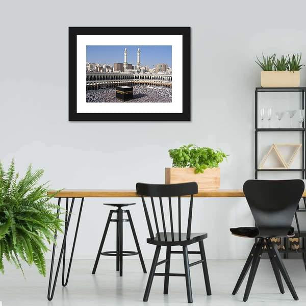Holly Kaaba Vertical Canvas Wall Art-3 Vertical-Gallery Wrap-12" x 25"-Tiaracle