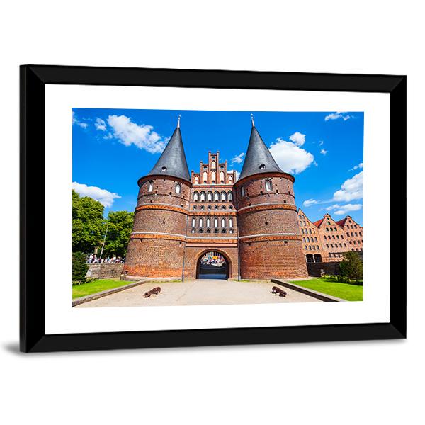 Holsten Gate Germany Canvas Wall Art-3 Horizontal-Gallery Wrap-25" x 16"-Tiaracle