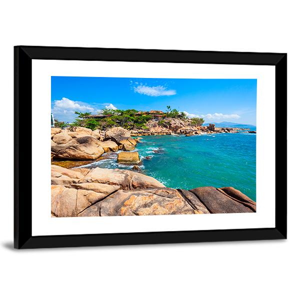 Hon Chong Cape In Vietnam Canvas Wall Art-3 Horizontal-Gallery Wrap-25" x 16"-Tiaracle