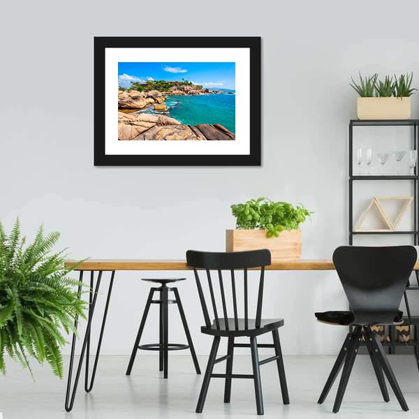 Hon Chong Cape In Vietnam Canvas Wall Art-3 Horizontal-Gallery Wrap-25" x 16"-Tiaracle