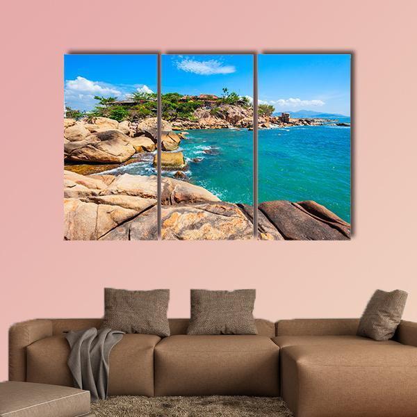 Hon Chong Cape In Vietnam Canvas Wall Art-3 Horizontal-Gallery Wrap-37" x 24"-Tiaracle