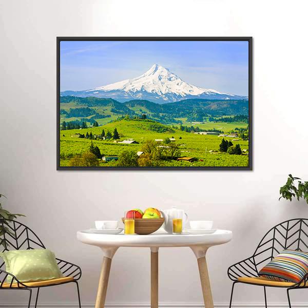 Hood River Valley Canvas Wall Art-3 Horizontal-Gallery Wrap-25" x 16"-Tiaracle