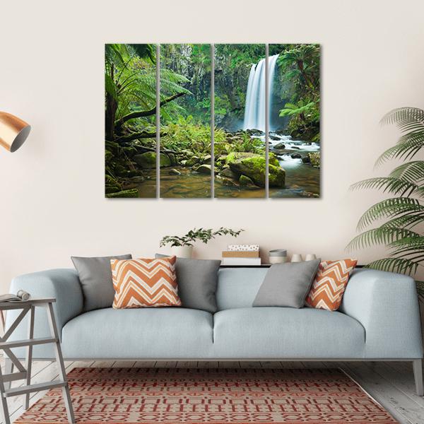 Hopetoun Falls Australia Canvas Wall Art-4 Horizontal-Gallery Wrap-34" x 24"-Tiaracle