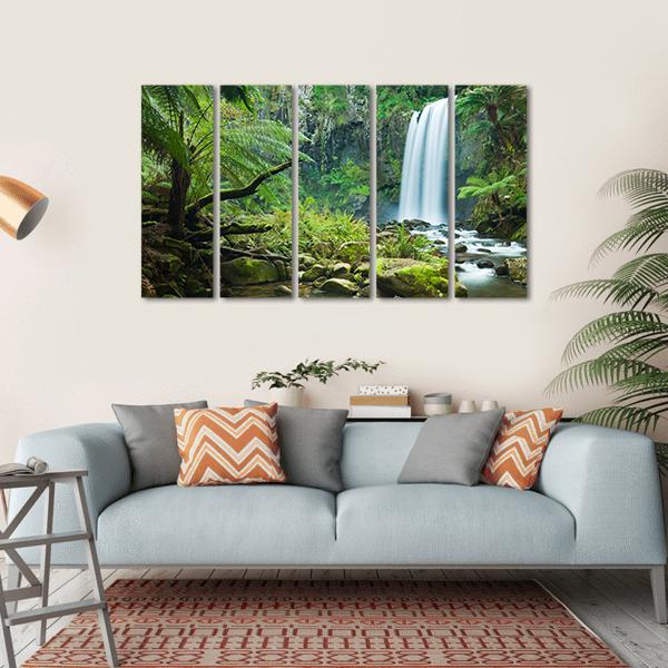 Hopetoun Falls Australia Canvas Wall Art-5 Horizontal-Gallery Wrap-22" x 12"-Tiaracle