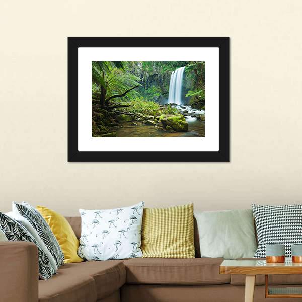 Hopetoun Falls Australia Canvas Wall Art-5 Horizontal-Gallery Wrap-22" x 12"-Tiaracle