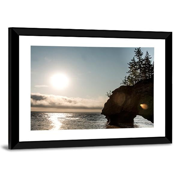 Hopewell Rocks Canada Canvas Wall Art-3 Horizontal-Gallery Wrap-25" x 16"-Tiaracle