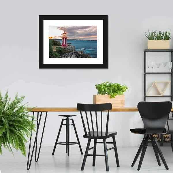Hornby Lighthouse Sydney Canvas Wall Art-3 Horizontal-Gallery Wrap-25" x 16"-Tiaracle