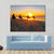 Horse Riding On Beach At Sunset Canvas Wall Art-4 Horizontal-Gallery Wrap-34" x 24"-Tiaracle