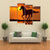 Horse Running During Sunset Canvas Wall Art-4 Pop-Gallery Wrap-34" x 20"-Tiaracle