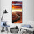 Horseshoe Bend At Sunset Vertical Canvas Wall Art-3 Vertical-Gallery Wrap-12" x 25"-Tiaracle
