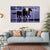 Horses Reflection In Water Canvas Wall Art-5 Horizontal-Gallery Wrap-22" x 12"-Tiaracle