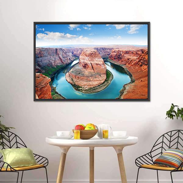Horseshoe Bend Grand Canyon Canvas Wall Art-5 Horizontal-Gallery Wrap-22" x 12"-Tiaracle