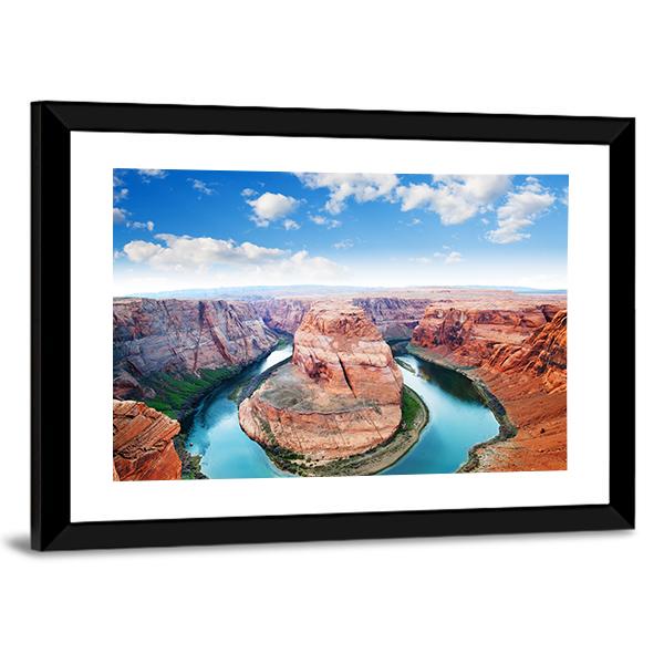 Horseshoe Bend Grand Canyon Canvas Wall Art-5 Horizontal-Gallery Wrap-22" x 12"-Tiaracle