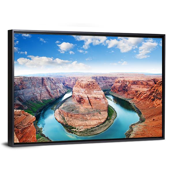 Horseshoe Bend Grand Canyon Canvas Wall Art-5 Horizontal-Gallery Wrap-22" x 12"-Tiaracle