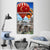 Turkey Flag On Hot Air Balloon Vertical Canvas Wall Art-3 Vertical-Gallery Wrap-12" x 25"-Tiaracle