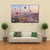 Hot Air Balloons Flying Over Rock Canvas Wall Art-5 Pop-Gallery Wrap-47" x 32"-Tiaracle