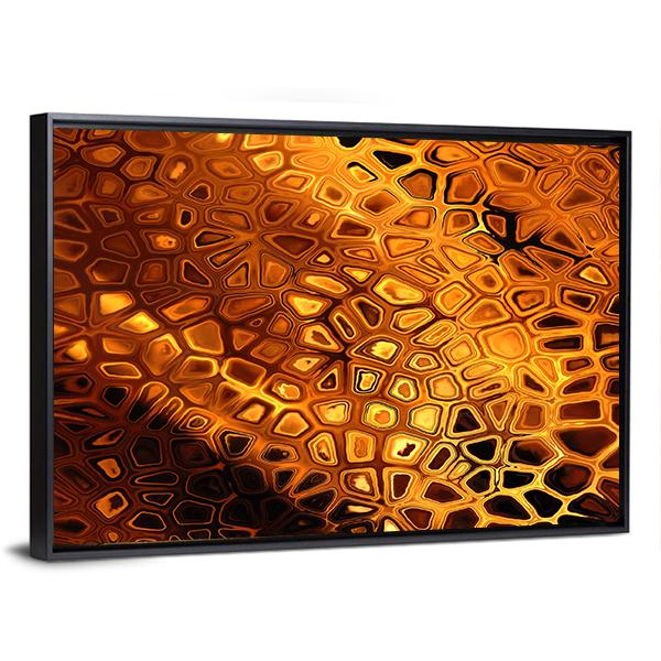 Hot Fire Peacock Feather Canvas Wall Art-3 Horizontal-Gallery Wrap-25" x 16"-Tiaracle