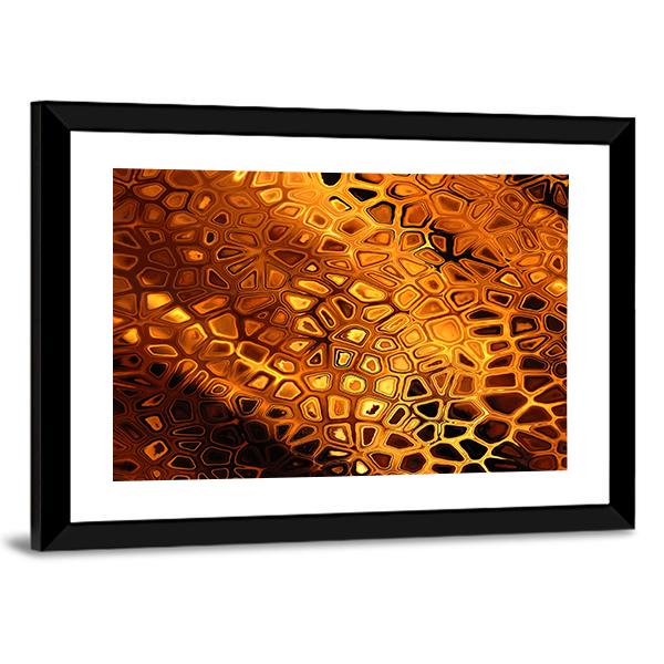 Hot Fire Peacock Feather Canvas Wall Art-3 Horizontal-Gallery Wrap-25" x 16"-Tiaracle