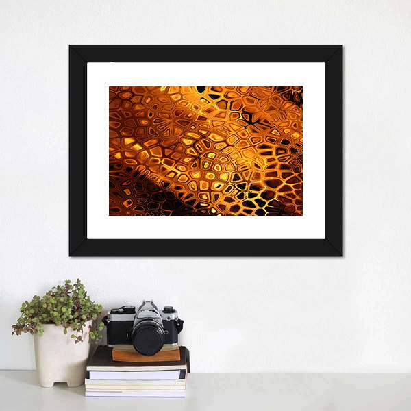 Hot Fire Peacock Feather Canvas Wall Art-1 Piece-Framed Print-20" x 16"-Tiaracle