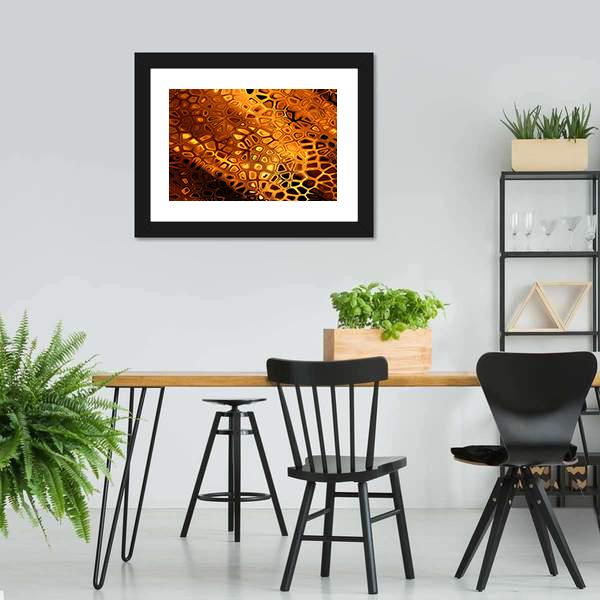 Hot Fire Peacock Feather Canvas Wall Art-3 Horizontal-Gallery Wrap-25" x 16"-Tiaracle