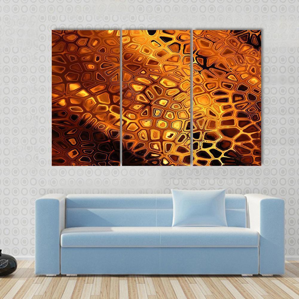 Hot Fire Peacock Feather Canvas Wall Art-3 Horizontal-Gallery Wrap-37" x 24"-Tiaracle