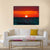 Hot Sunset Over Baltic Sea Canvas Wall Art-5 Star-Gallery Wrap-62" x 32"-Tiaracle