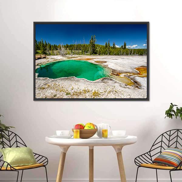 Hot Thermal Spring Abyss Pool Canvas Wall Art-3 Horizontal-Gallery Wrap-25" x 16"-Tiaracle