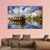 House Boat In Kerala India Canvas Wall Art-5 Pop-Gallery Wrap-47" x 32"-Tiaracle