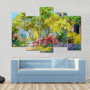 Four Seasons Canvas Wall Art - Tiaracle
