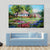 House In Village Canvas Wall Art-4 Pop-Gallery Wrap-50" x 32"-Tiaracle