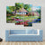 House In Village Canvas Wall Art-4 Pop-Gallery Wrap-50" x 32"-Tiaracle