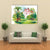 House In Woods Illustration Canvas Wall Art-4 Square-Gallery Wrap-17" x 17"-Tiaracle