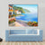 House Near The Sea Canvas Wall Art-5 Horizontal-Gallery Wrap-22" x 12"-Tiaracle