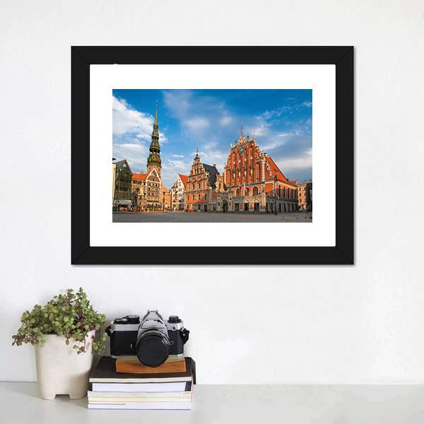 House Of The Blackheads Canvas Wall Art-1 Piece-Framed Print-30" x 20"-Tiaracle