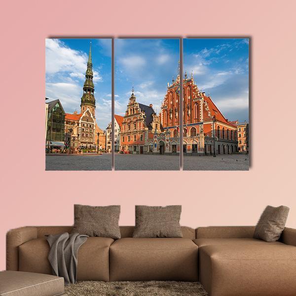 House Of The Blackheads Canvas Wall Art-3 Horizontal-Gallery Wrap-25" x 16"-Tiaracle