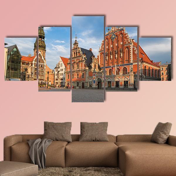 House Of The Blackheads Canvas Wall Art-5 Star-Gallery Wrap-62" x 32"-Tiaracle