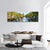 Houseboat On Dutch Canal Panoramic Canvas Wall Art-3 Piece-25" x 08"-Tiaracle