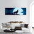Howling Wolf Panoramic Canvas Wall Art-3 Piece-25" x 08"-Tiaracle