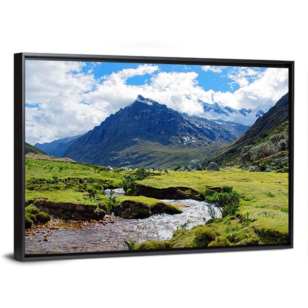 Huaraz Region In Peru Canvas Wall Art-3 Horizontal-Gallery Wrap-25" x 16"-Tiaracle
