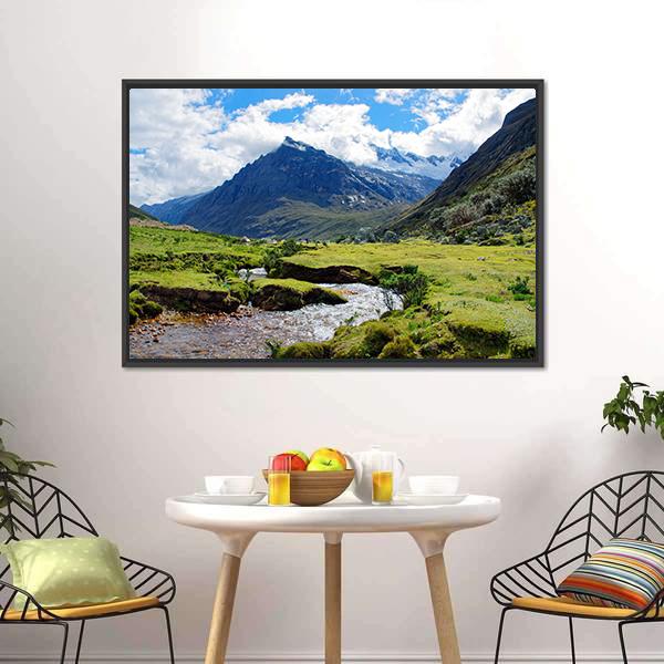 Huaraz Region In Peru Canvas Wall Art-3 Horizontal-Gallery Wrap-25" x 16"-Tiaracle