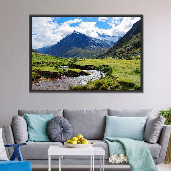 Huaraz Region In Peru Canvas Wall Art-3 Horizontal-Gallery Wrap-25" x 16"-Tiaracle