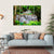 Huay Mae Kamin Waterfall In Kanchanaburi Thailand Canvas Wall Art-4 Square-Gallery Wrap-17" x 17"-Tiaracle