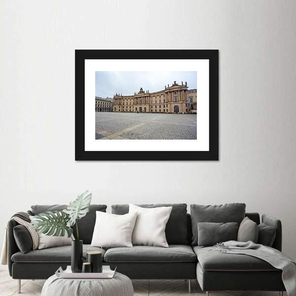Humboldt University Berlin Canvas Wall Art-1 Piece-Framed Print-42" x 14"-Tiaracle