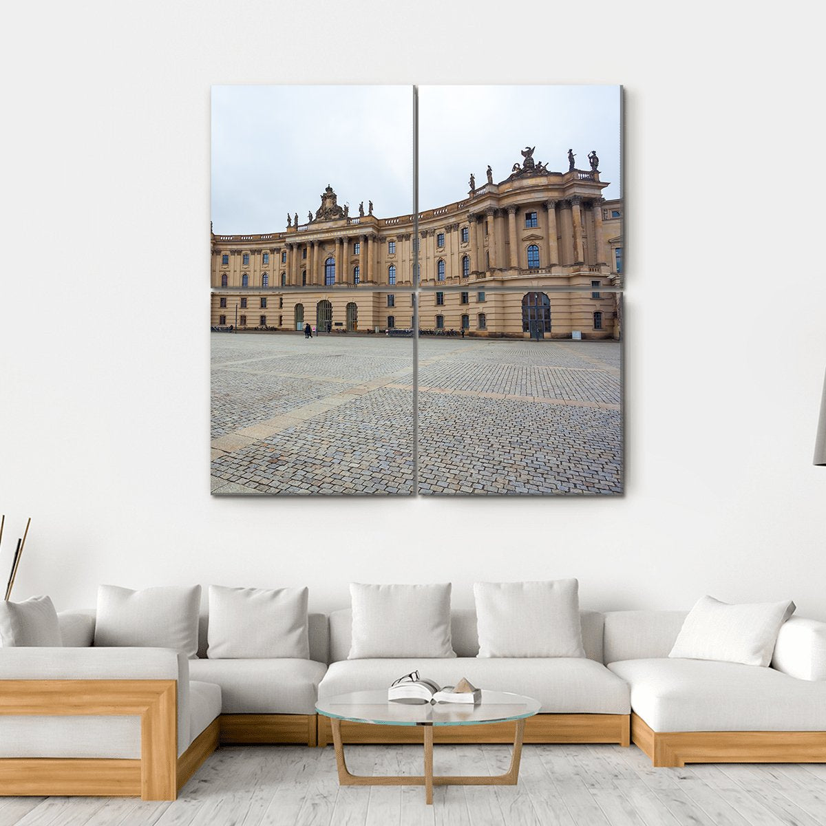 Humboldt University Berlin Canvas Wall Art-4 Square-Gallery Wrap-17" x 17"-Tiaracle