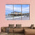 Hurricane Sea Bridge Promenade Canvas Wall Art-5 Pop-Gallery Wrap-47" x 32"-Tiaracle