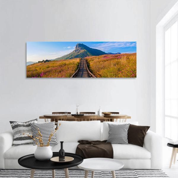 Hwangmaesan Mountain South Korea Panoramic Canvas Wall Art-1 Piece-36" x 12"-Tiaracle