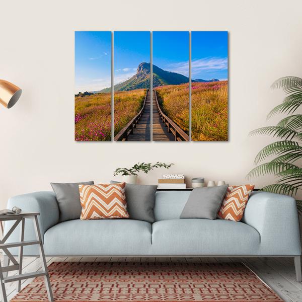 Hwangmaesan Mountain South Korea Canvas Wall Art-4 Horizontal-Gallery Wrap-34" x 24"-Tiaracle