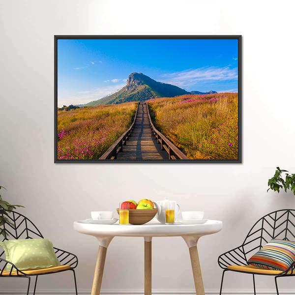 Hwangmaesan Mountain South Korea Canvas Wall Art-3 Horizontal-Gallery Wrap-25" x 16"-Tiaracle