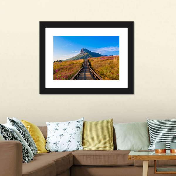 Hwangmaesan Mountain South Korea Canvas Wall Art-3 Horizontal-Gallery Wrap-25" x 16"-Tiaracle